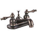2-Handle Oil Rubbed Bronze Saratoga Bathroom Faucet