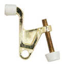 Polished Brass Jumbo Door Stop, Hinge Pin