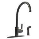 1-Handle Oil Rubbed Bronze Oslo Kitchen Faucet With Sprayer