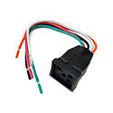 Pigtail Motor Receptacle — 10 in. Lead, 14 Gauge