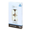 Unscented Tealight Candles, 8-Pack
