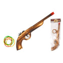 15-Inch Long Barrel Wooden Rubber Band Gun