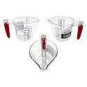 2-Cup Capacity Angled Measuring Cup With Rubber Grip