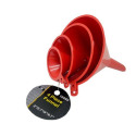 4-Piece Plastic Funnel Set