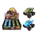 Camo Friction Powered Big Wheel Monster Truck With Rubber Tires, Assorted Colors