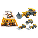 Friction Powered Front Loader Contruction Truck With Rubber Tires,  Assorted