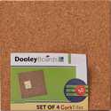 12x12 in Cork Tiles Pack of Four