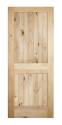 36-Inch X 84-Inch 2-Panel Knotty Pine V-Grooved Barn Door   