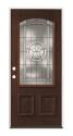 36-Inch X 80-Inch Right-Hand Mahogany Texas Star Pre-Finished Prehung Door  