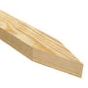 2 x 2 x 24-Inch Southern Yellow Pine Wood Chisel Point Grade Stake, Each
