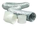 Pro Flex Connector Kit 4-Inch X8 ft Duct-To-Duct