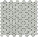 11 x 11-Inch 9.61-Sq-Ft Source Gray Hex Mosaic Tile
