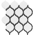 10 x 12-Inch Diva Ares Glazed Ceramic Mosaic Mesh-Mounted Tile, Each