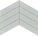 8-Inch X 12-Inch Concept Gray Chevron Gloss Mosiac Tile, Each