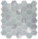 12-Inch X 12-Inch Glitz Fame Glass And Metal Mosaic Tile, Square Foot 