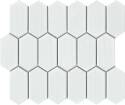 12-Inch X 10-Inch, Omni White Picket Mosaic, 12.12 Square Foot Per Carton