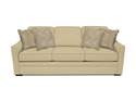 Beige Sofa With Throw Pillows