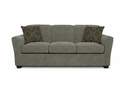 Gray Queen Sleeper Sofa With Air Bed And Throw Pillows