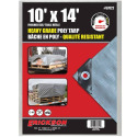 10 x 14-Foot Silver Heavy Grade Poly Tarp
