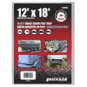 12 x 18-Foot Silver Heavy Grade Poly Tarp