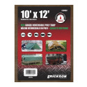 10 x 12-Foot Brown And Green Mid-Grade Reversible Poly Tarp