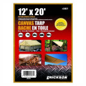 12 x 20-Foot Heavy-Duty Canvas Tarp