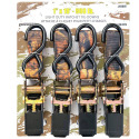 1-Inch x10-Foot 900 Pound Camo Ratcheting Tie-Downs 4-Pack