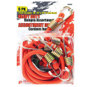 Heavy Duty Assorted Bungey Cords 6-Pack