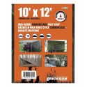 10 x 12-Foot Camouflage Mid-Grade Poly Tarp