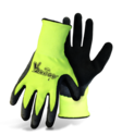 Large V2 Flexi-Grip High-Visibility Green Knit Glove With Latex Palm, 3-Pack