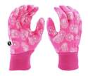 Womens Medium/Large Printed Jersey Glove With Knit Cuffs
