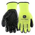 Large High-Visibility Touchscreen Nitrile Dip Gloves