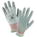 Large Gray Polyurethane Coating Cut Resistant Gloves 