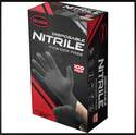 4-Mil, Extra-Large, Powder-Free, Black, Disposable Nitrile Glove, 100-Count