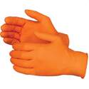 Extra-Large, 6Mil, Orange, Powder-Free, Textured, Disposable, Nitrile Glove, 50-Count
