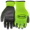 Boss Touch Screen Compatible Glove In High Visibility Color Size Large