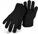 Large Black Heavyweight Cotton Jersey Glove