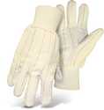 Large White Cotton Wool Glove With Knit Wrist