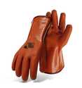 Large Orange Foam PVC Glove