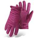 Ladies' Large Magenta Leather Pigskin Glove