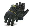 Large Black Multi-Purpose Padded Knuckle Utility Glove