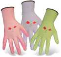 Ladies' Medium Nylon Knit Glove With Nitrile Palm, Assorted Colors