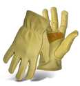 X-Large Tan Leather Driver Glove With Palm Patch