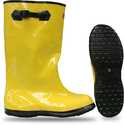 Men's 12 17-Inch Yellow Rubber Over-The-Shoe Slush Knee Boot, Approx W14