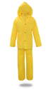 3x-Large Yellow Unlined PVC 3-Piece Rain Suit