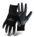 Large Jobmaster Black Nylon Gloves With Nitrile Coated Palm