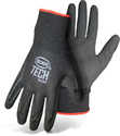 Large Black Tech Glove With Nitrile Palm