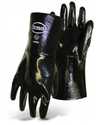 Large Black Neoprene Glove With Gauntlet Cuff