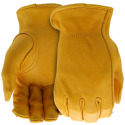 Boss Premium Deerskin Grain Leather Gloves With Gunn Cut Pattern In Size Medium