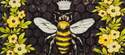 Happy Queen Bee Sassafras Door Mat
